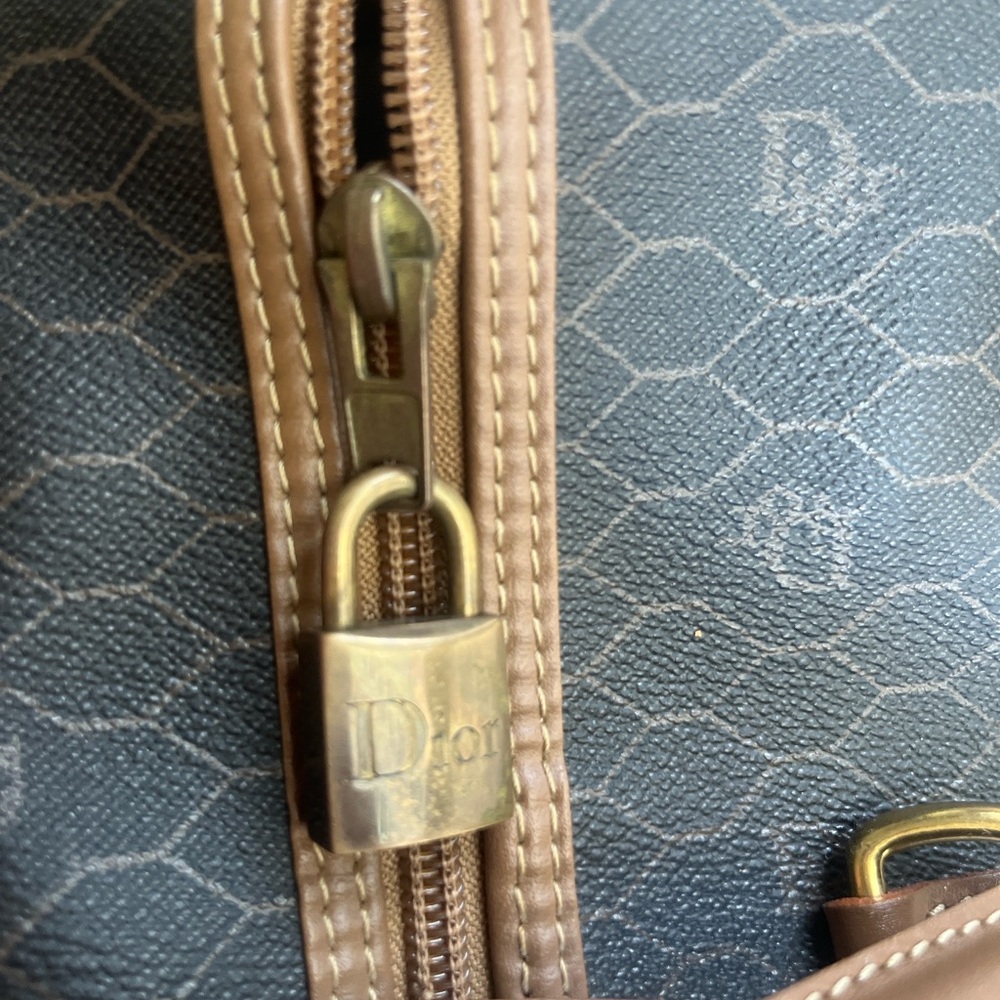 Christian Dior Boston Bag AUTH with lock & key - Picture 5 of 12